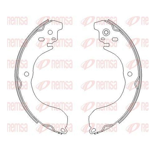 REMSA Bremsbacke 4265.01