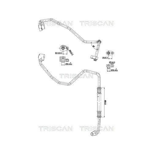 TRISCAN Hochdruck-/Niederdruckleitung, Klimaanlage