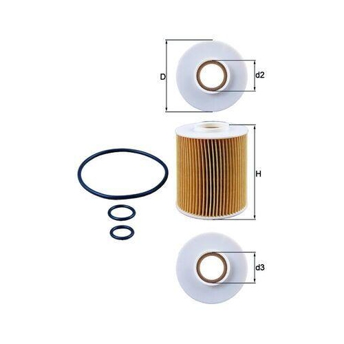 KNECHT &Ouml;lfilter OX 163/4D