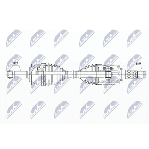 NTY Antriebswelle NPW-SB-015