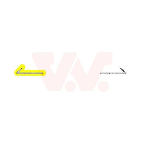 VAN WEZEL Zier-/Schutzleiste, Sto&szlig;f&auml;nger ** Equipart ** 3031582