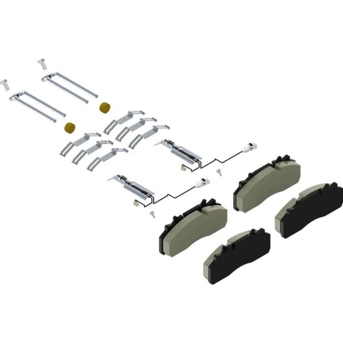 WABCO Bremsbelagsatz, Scheibenbremse 12999791
