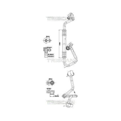 TRISCAN Hochdruck-/Niederdruckleitung, Klimaanlage