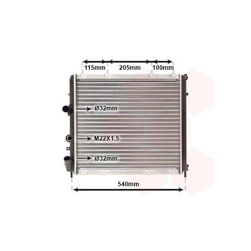 VAN WEZEL K&uuml;hler, Motork&uuml;hlung 43002215