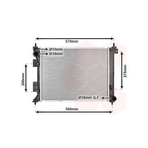 VAN WEZEL K&uuml;hler, Motork&uuml;hlung 82012737
