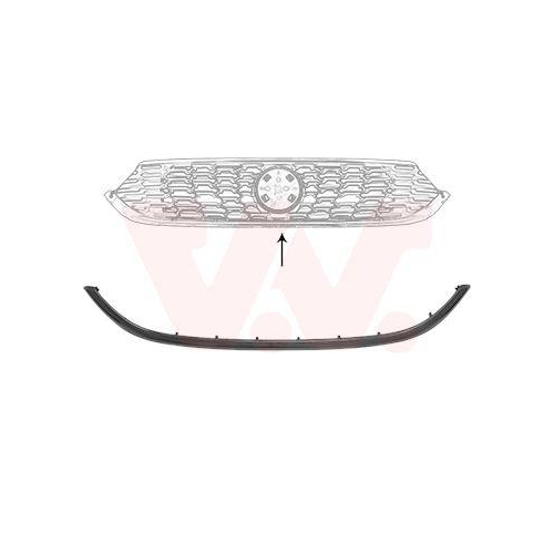 VAN WEZEL Zier-/Schutzleiste, K&uuml;hlergitter 1717517