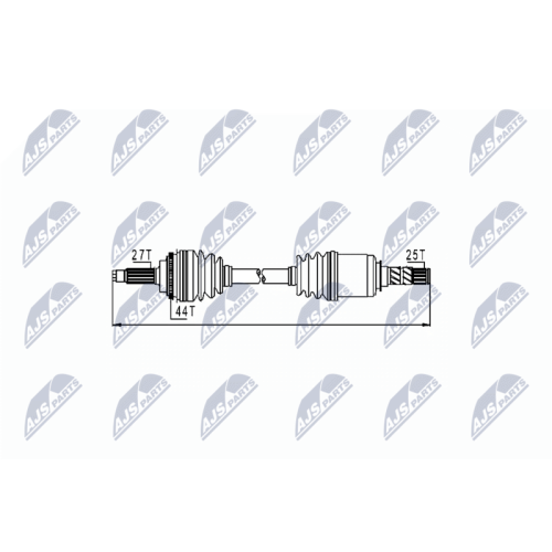 NTY Antriebswelle NPW-SB-009