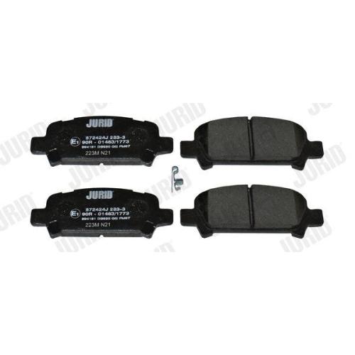 JURID Bremsbelagsatz, Scheibenbremse 572424J