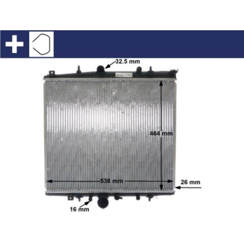 MAHLE K&uuml;hler, Motork&uuml;hlung BEHR CR 852 000S