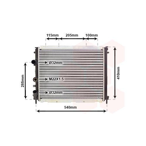 VAN WEZEL K&uuml;hler, Motork&uuml;hlung 43002231