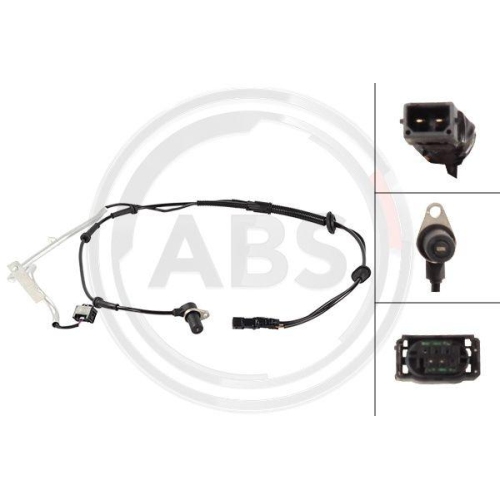 A.B.S. Sensor, Raddrehzahl 33016