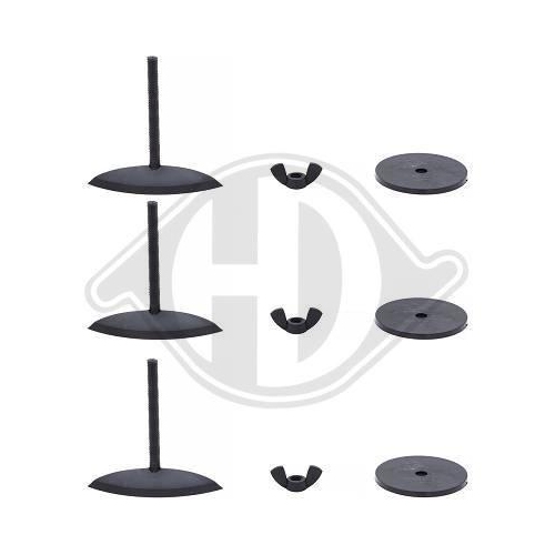DIEDERICHS Halter, Kühlergitter HD Tuning ZUB00394