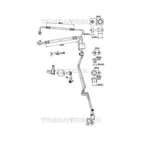 TRISCAN Hochdruck-/Niederdruckleitung, Klimaanlage