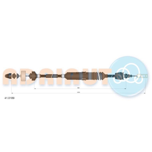 ADRIAUTO Seilzug, Kupplungsbet&auml;tigung 41.0189