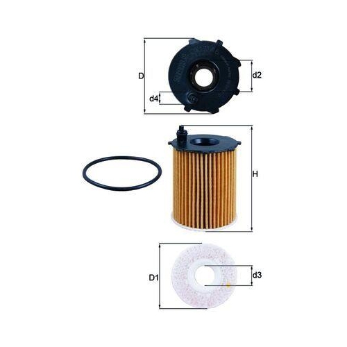 KNECHT &Ouml;lfilter OX 171/16D