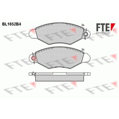 FTE Bremsbelagsatz, Scheibenbremse 9010270