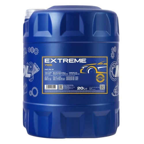Motor&ouml;l Motoren&ouml;l Mannol Extreme 5W-40 20 Liter Kanister MN7915-20
