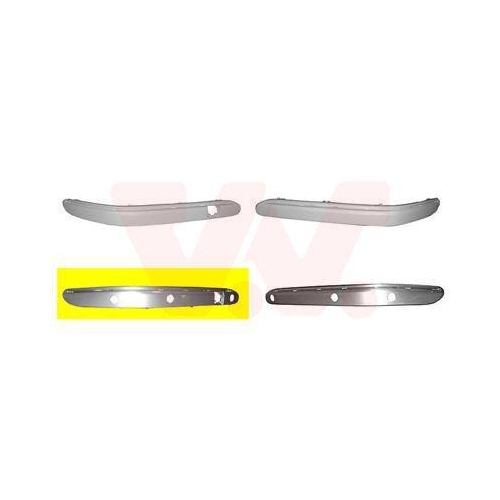 VAN WEZEL Zier-/Schutzleiste, Sto&szlig;f&auml;nger 3032584