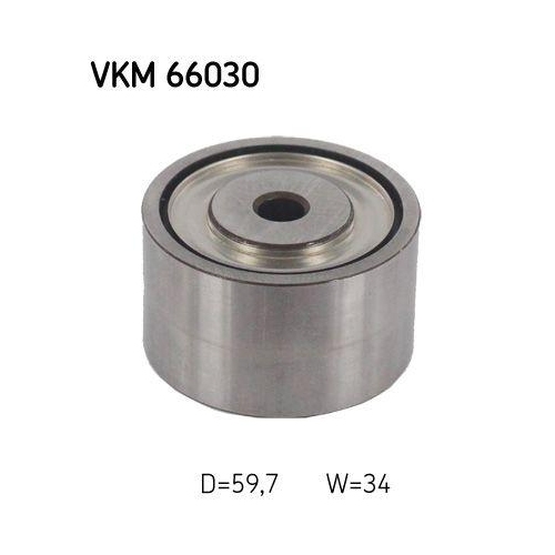 SKF Umlenk-/F&uuml;hrungsrolle, Keilrippenriemen VKM 66030