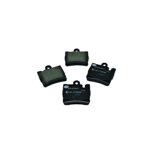 HELLA Bremsbelagsatz, Scheibenbremse 8DB 355 008-711