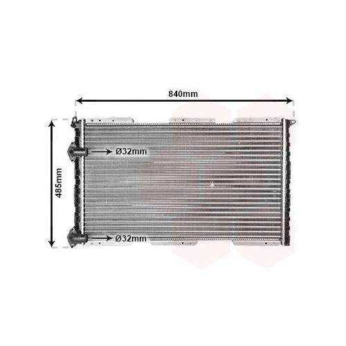 VAN WEZEL K&uuml;hler, Motork&uuml;hlung 43002257