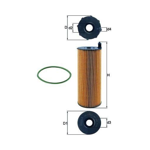 KNECHT &Ouml;lfilter OX 196/3D