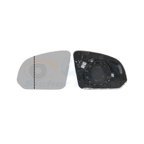 VAN WEZEL Spiegelglas, Au&szlig;enspiegel * HAGUS * 5917837