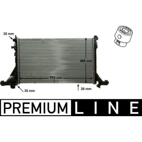 MAHLE K&uuml;hler, Motork&uuml;hlung BEHR *** PREMIUM LINE *** CR 866 000P