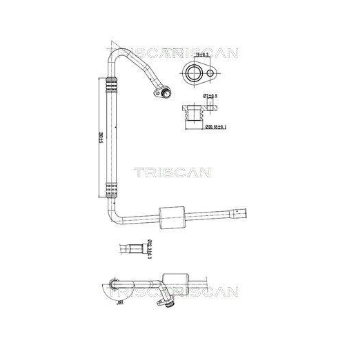 TRISCAN Hochdruck-/Niederdruckleitung, Klimaanlage