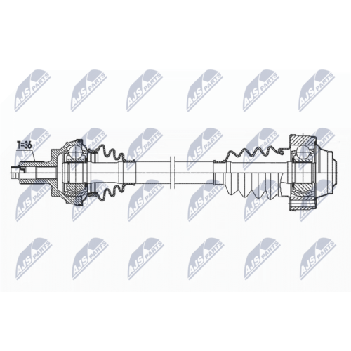 NTY Antriebswelle NPW-VW-169