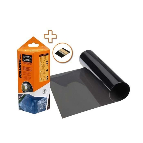 TOPSTRIPE Blendstreifen T&ouml;nungstreifen Windschutzscheibe Foliatec gr&uuml;n-schwarz