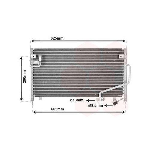 VAN WEZEL Kondensator, Klimaanlage 27005120