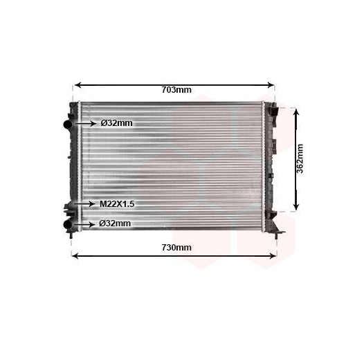 VAN WEZEL K&uuml;hler, Motork&uuml;hlung 43002259