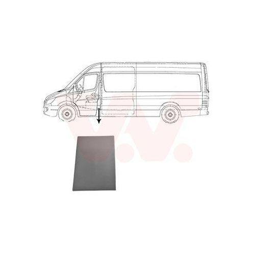 VAN WEZEL Zier-/Schutzleiste, Seitenwand 3077415