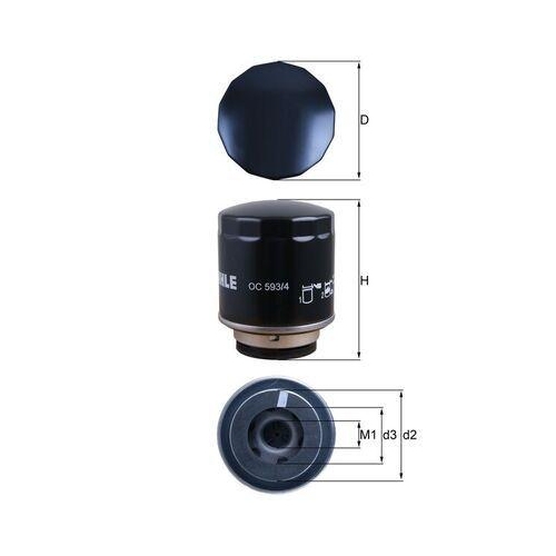 KNECHT &Ouml;lfilter OC 593/4