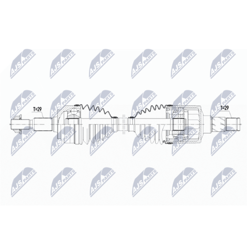 NTY Antriebswelle NPW-CH-068