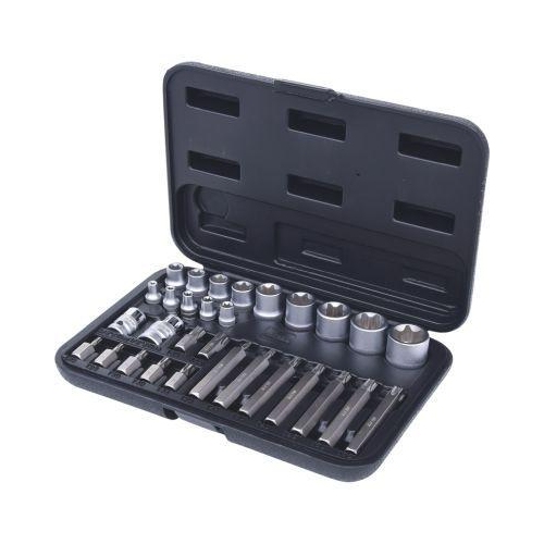 Torx-Steckschl&uuml;ssel- und Bit-Satz, 30-tlg Bits mit Bohrung KS TOOLS 911.4301-2