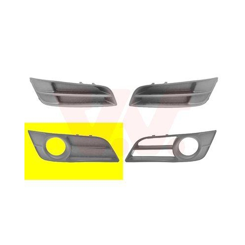 VAN WEZEL Lüftungsgitter, Stoßfänger 5396594