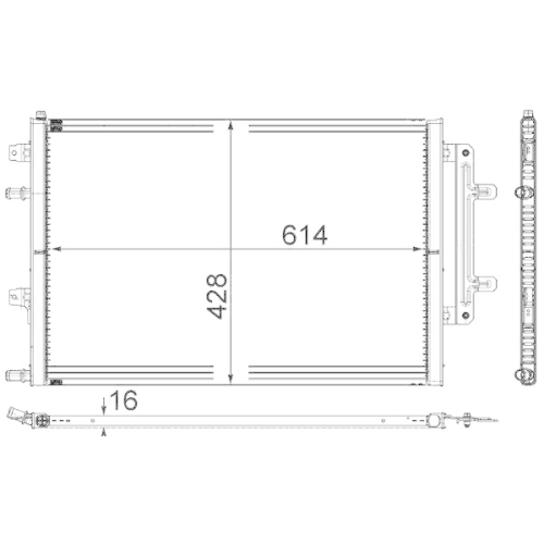 MAHLE Kühler, Motorkühlung BEHR *** PREMIUM LINE *** CR 868 000P