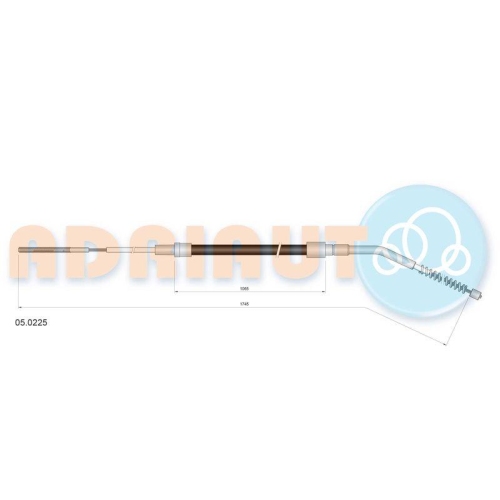 ADRIAUTO Seilzug, Feststellbremse 05.0225