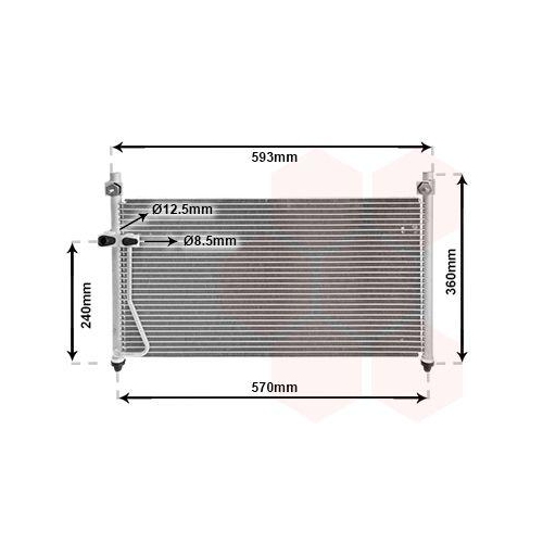 VAN WEZEL Kondensator, Klimaanlage 27005126
