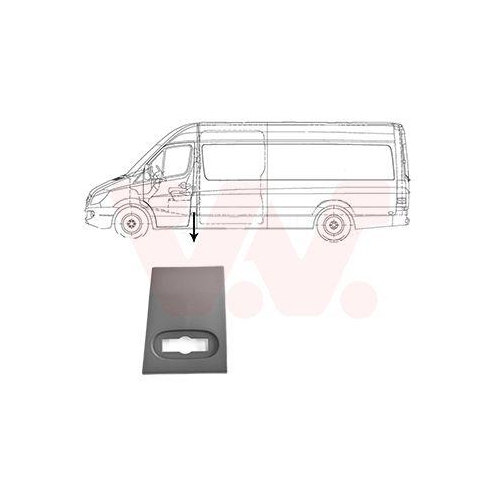 VAN WEZEL Zier-/Schutzleiste, Seitenwand 3077417