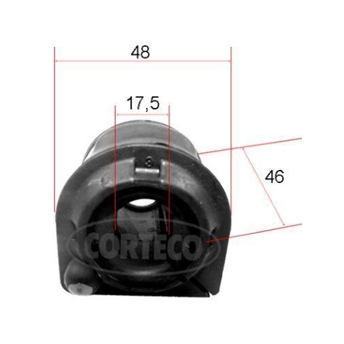 CORTECO Lagerung, Stabilisator 49371888