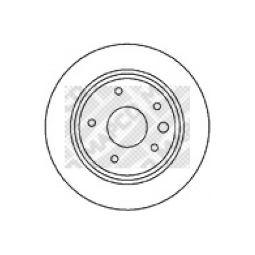 MAPCO Bremsscheibe 15640