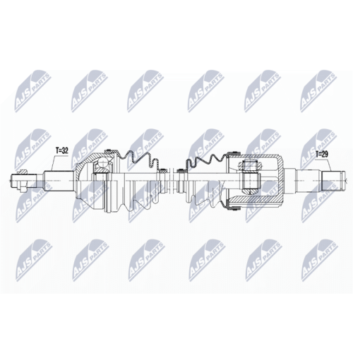 NTY Antriebswelle NPW-CH-034