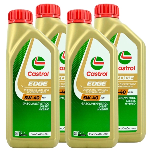 Motor&ouml;l Castrol Edge 5W-40 A3/B4 API SP MB Renault VW BMW Motor&ouml;l 4Liter 15F716