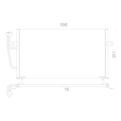 MAHLE Kondensator, Klimaanlage BEHR AC 193 000S