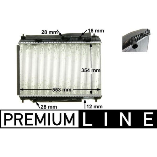 MAHLE K&uuml;hler, Motork&uuml;hlung BEHR *** PREMIUM LINE *** CR 87 000P