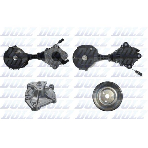 DOLZ Wasserpumpe + Keilrippenriemensatz
