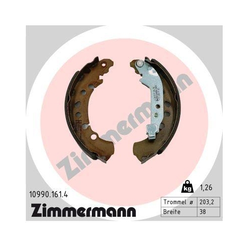 ZIMMERMANN Bremsbackensatz 10990.161.4